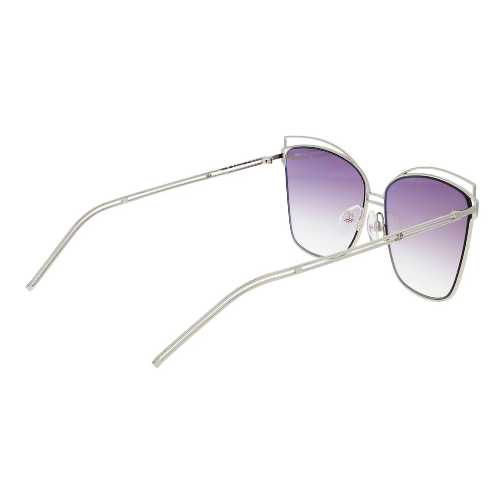 Ana Hickmann Gray Metal Sunglasses