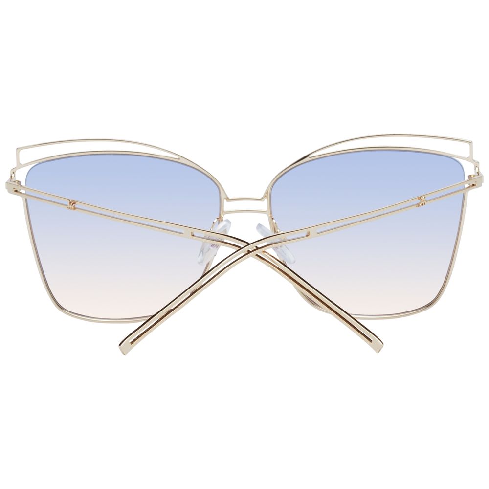 Ana Hickmann Gold Metal Sunglasses