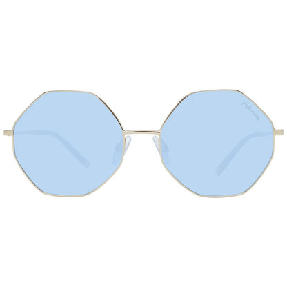 Ana Hickmann Gold Metal Sunglasses
