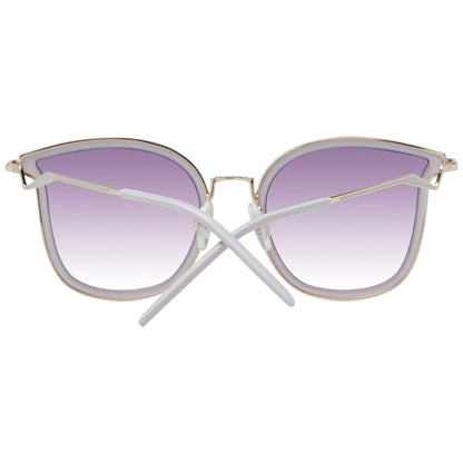 Ana Hickmann Beige Metal Sunglasses
