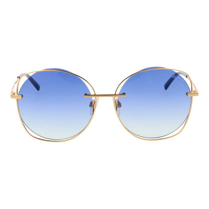 Ana Hickmann Gold Metal Sunglasses