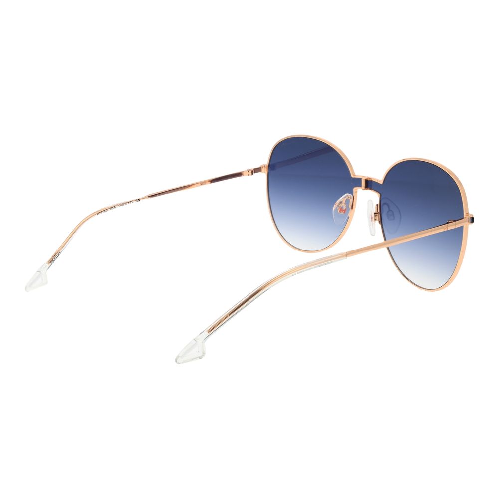 Ana Hickmann Gold Metal Sunglasses