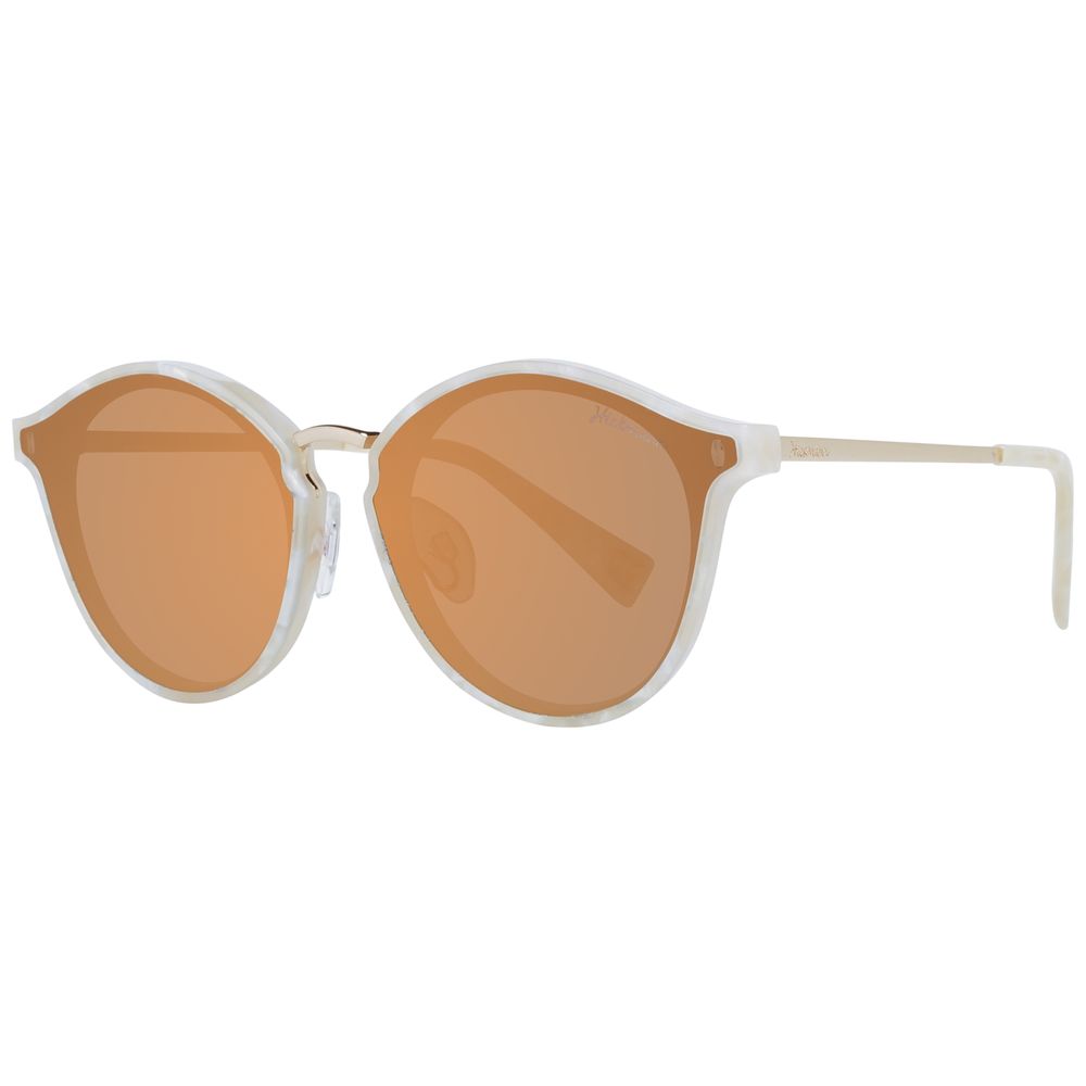 Ana Hickmann Beige Plastic Sunglasses