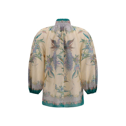 Zimmermann Multicolor Cotton Pattern Shirt