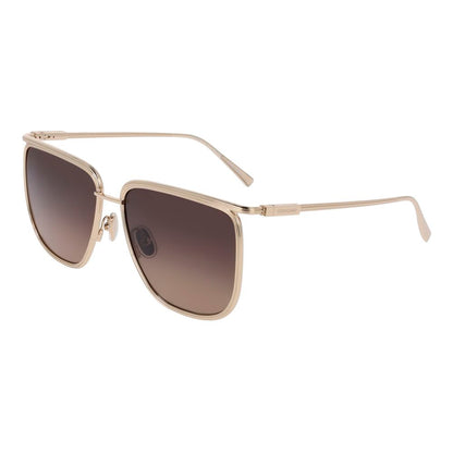 Ferragamo Gold Metal Sunglasses