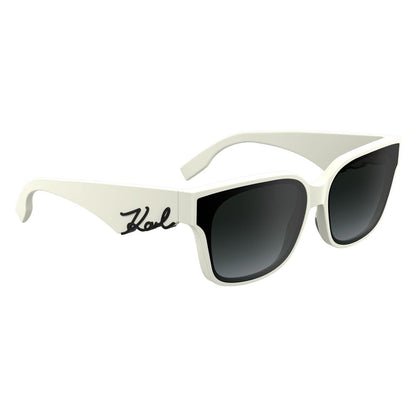 Karl Lagerfeld White Acetate Sunglasses