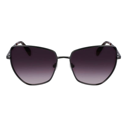 Liu Jo Gray Metal Sunglasses