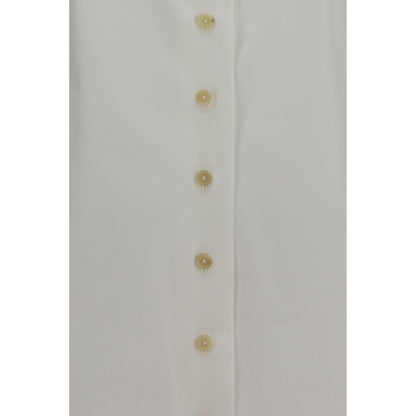 Khaite White Cotton Shirt