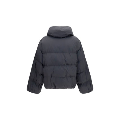 Balmain Black Viscose Full-Length Jacket