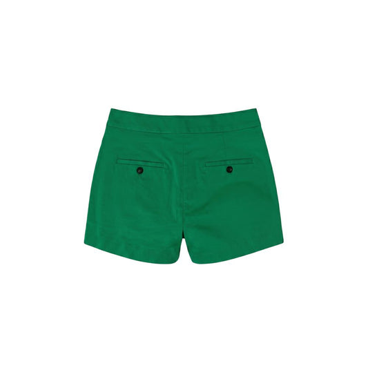 Malo Green Cotton Womens Shorts