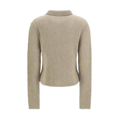 Our Legacy Beige Alpaca Vicugna Pacos Polo Shirt