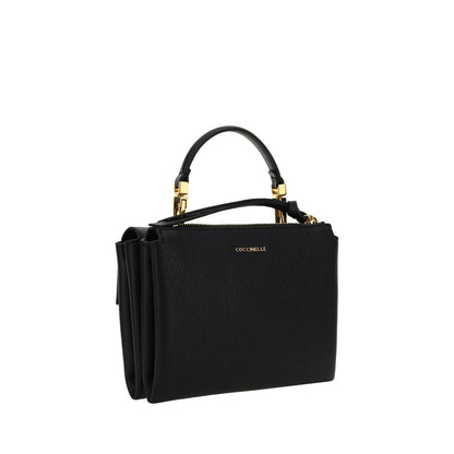 Coccinelle Black Calf Leather Bos Taurus Shoulder Bag