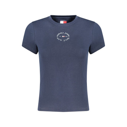 Tommy Hilfiger Blue Cotton Women's T-Shirt