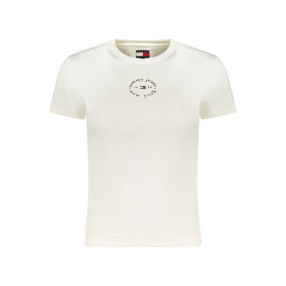 Tommy Hilfiger Bianco Cotton Women T-Shirt