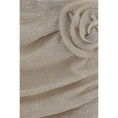 Magda Butrym Beige Lycra Mini Skirt