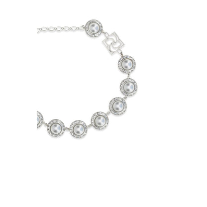 Magda Butrym Silver Metal Necklace