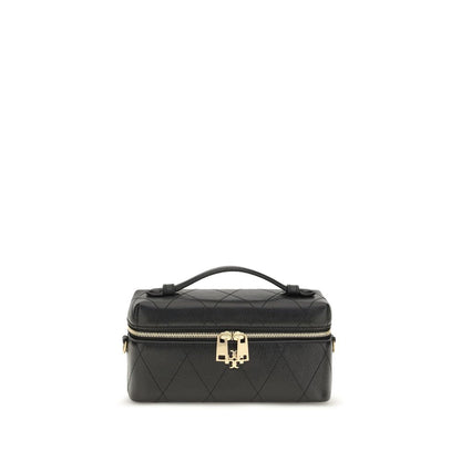 Tory Burch Black Calf Leather Bos Taurus Wallet