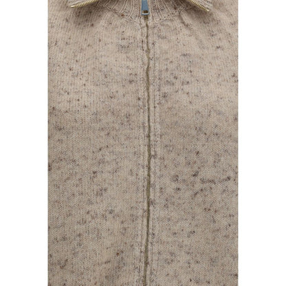 Fabiana Filippi Beige Wool Oves Aries Bomber