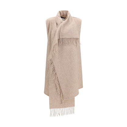 Fabiana Filippi Beige Wool Oves Aries Scarf