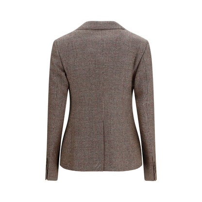 Burberry Brown Wool Oves Aries Blazer