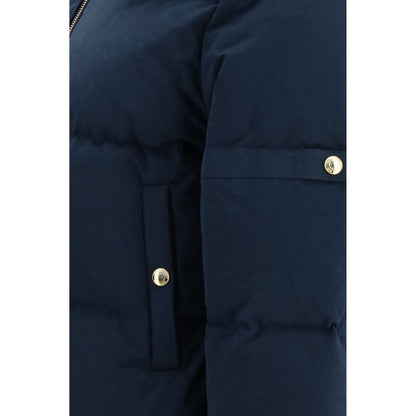 Thom Browne Blue Cotton Full-Length Jacket