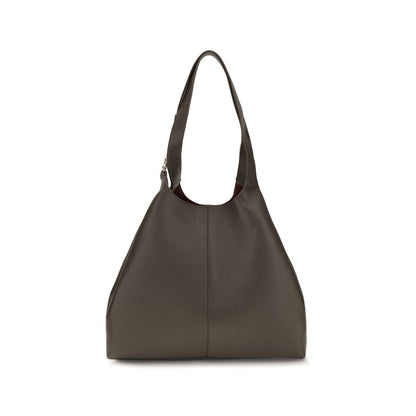 Coccinelle Brown Calf Leather Bos Taurus Shoulder Bag