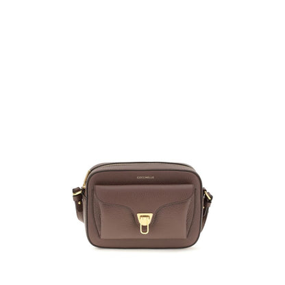 Coccinelle Brown Calf Leather Bos Taurus Shoulder Bag