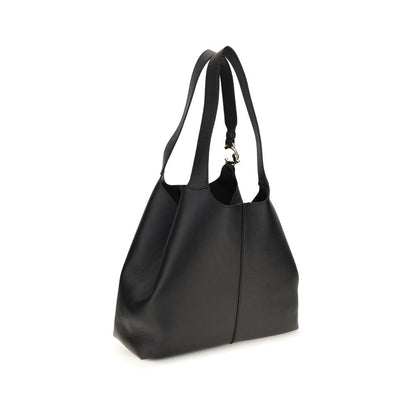Coccinelle Black Calf Leather Bos Taurus Shoulder Bag