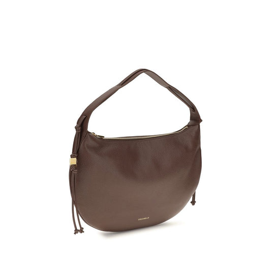 Coccinelle Brown Calf Leather Bos Taurus Shoulder Bag