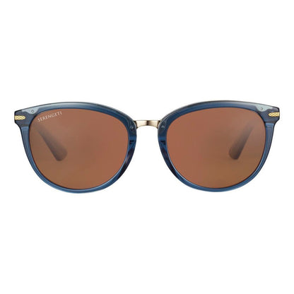 Serengeti Blue Acetate Sunglasses
