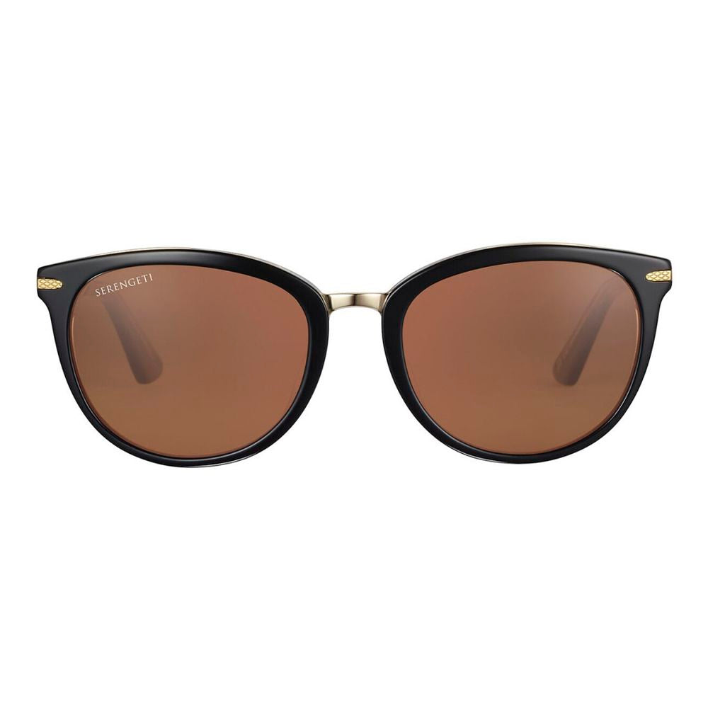 Serengeti Black Plastic Sunglasses