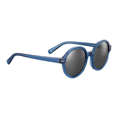 Serengeti Blue Resin Sunglasses