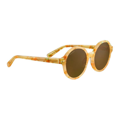 Serengeti Orange Resin Sunglasses