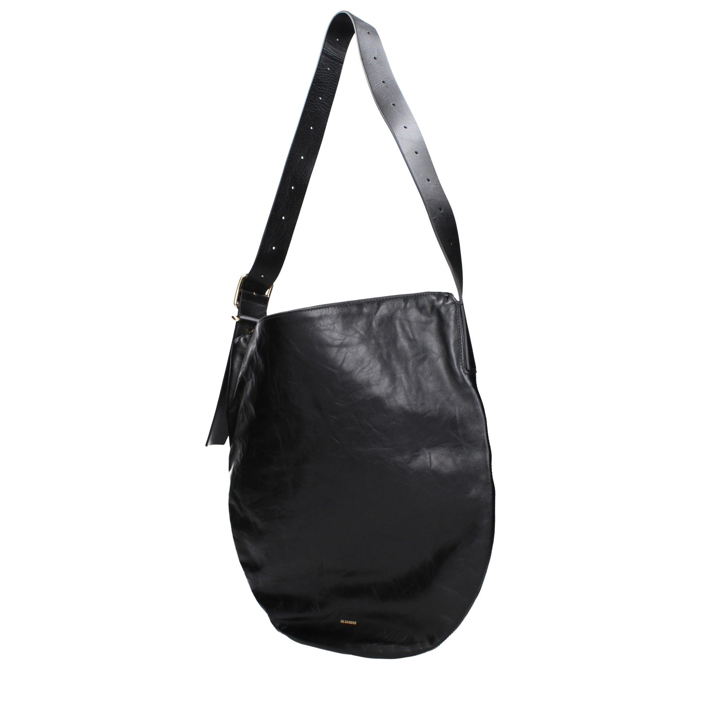 Jil Sander Black Leather Crossbody Bag