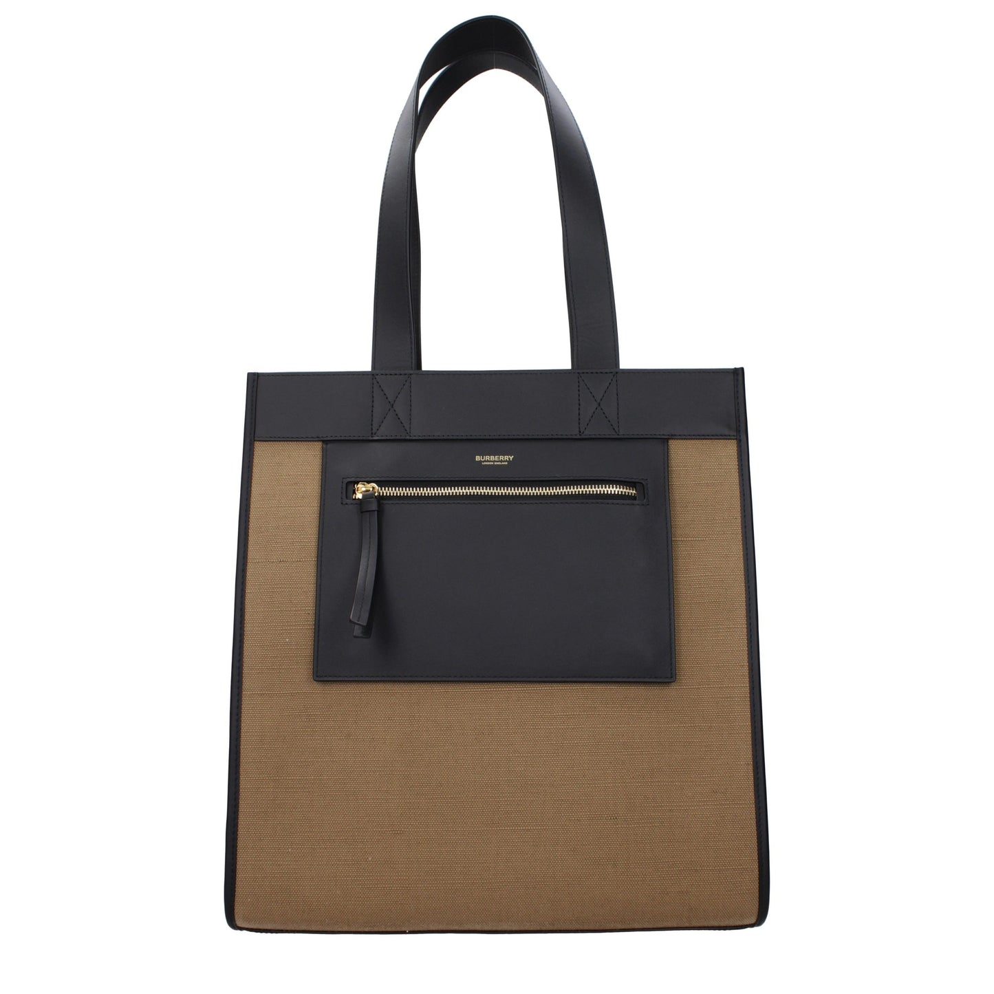 Burberry Brown Fabric Shoulder Bag