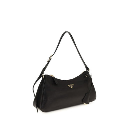 Prada Black Lamb Ovis Aries Aries Shoulder Bag