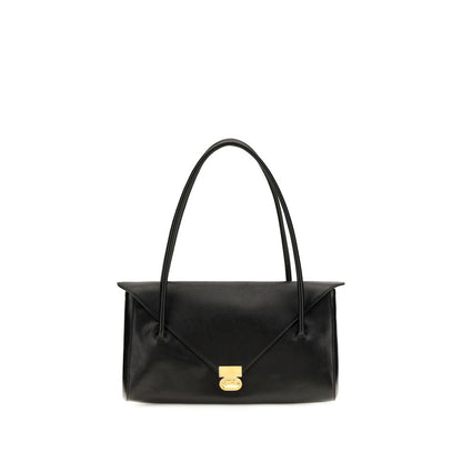 Marni Black Calf Leather Bos Taurus Shoulder Bag