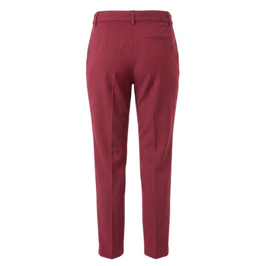 Trussardi Jeans Red Polyester Women Pants