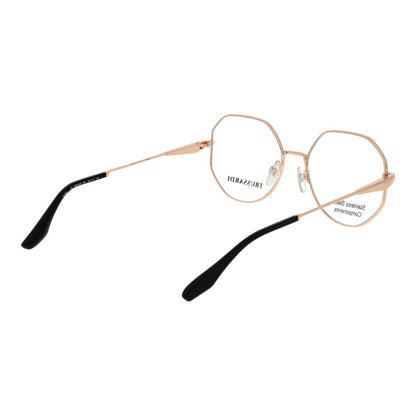 Trussardi Black Stainless Steel Glasses (Frames)