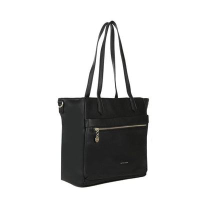 MIRIADE Black Polyethylene Shoulder Bag