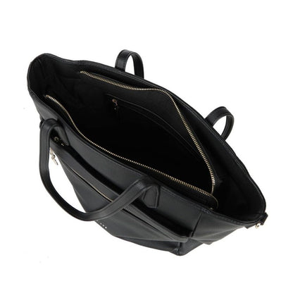 MIRIADE Black Polyethylene Shoulder Bag