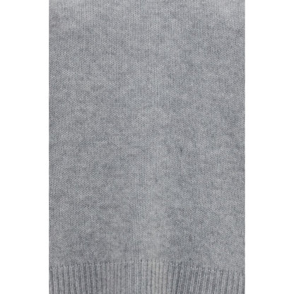 Fabiana Filippi Gray Cashmere Sweatshirt
