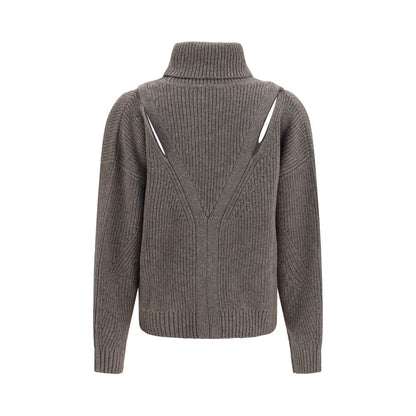P.A.R.O.S.H. Beige Wool Oves Aries Sweatshirt