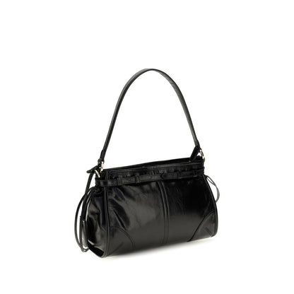 Prada Black Calf Leather Bos Taurus Handbag