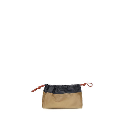 Pierre Hardy Beige Calf Leather Bos Taurus Clutch Bag