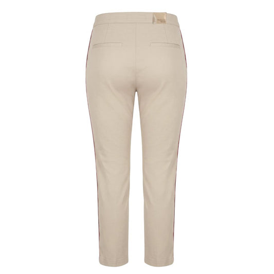 Trussardi Jeans Beige Cotton Women Pants