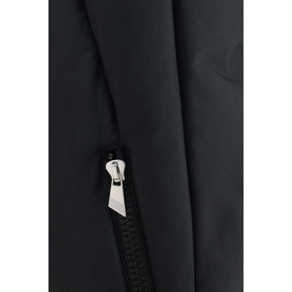 The Attico Black Cotton Shell Jacket