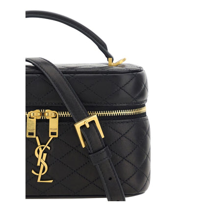 Saint Laurent Black Lamb Ovis Aries Shoulder Bag