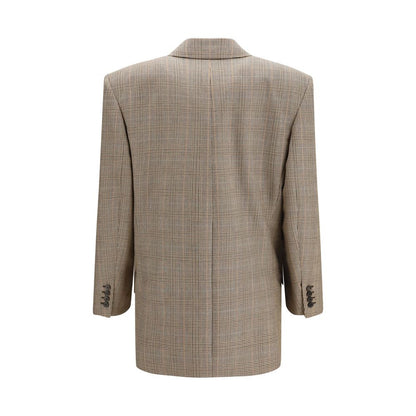 Saint Laurent Beige Wool Oves Aries Blazer