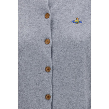 Vivienne Westwood Gray Cotton Cardigan
